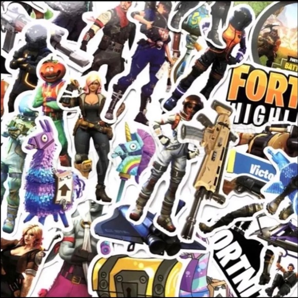 Other Fortnite 4 Sticker Pack Poshmark